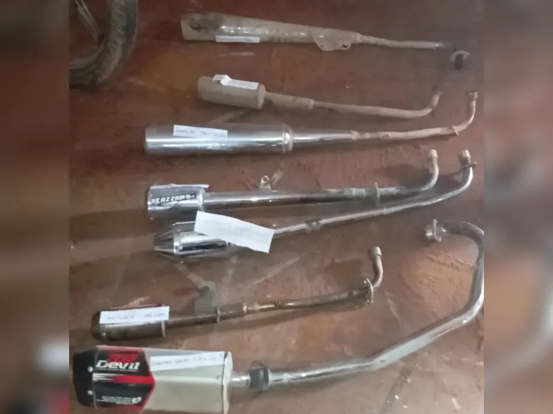Caños de escapes de motos adulteradas