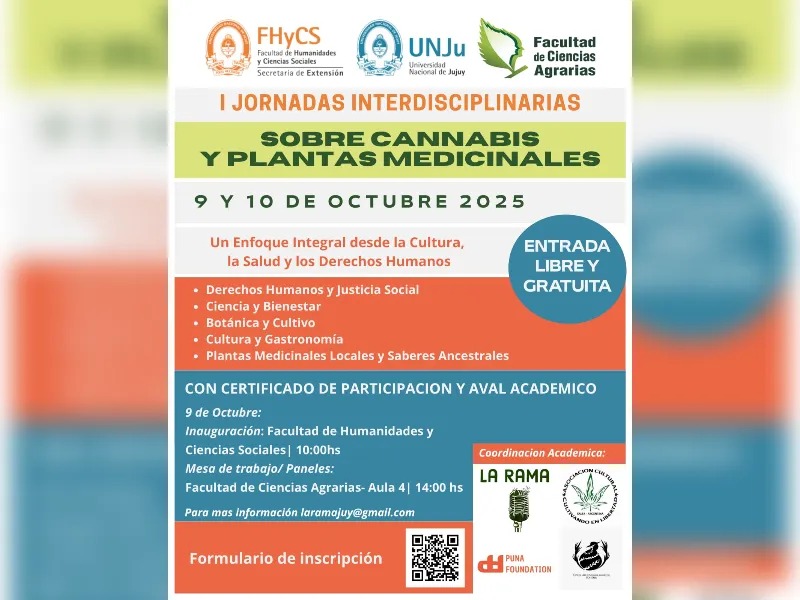 Jornada de cannabis y plantas medicinales